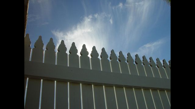 Having sex with a fence