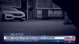 Jacksonville couple held at gunpoint while holding their baby outside apartment