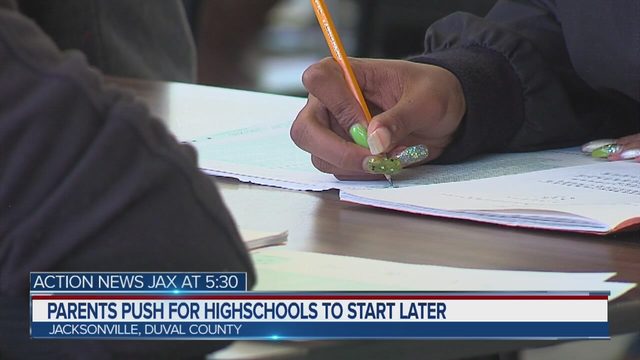 Jacksonville Area Parents Push For Delayed School Times