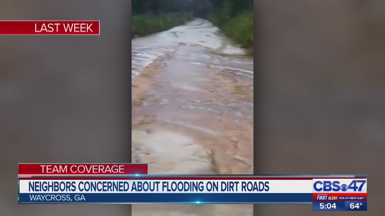 Ware County Neighborhoods Experiencing Nearly 10 Days Of Flooding Ware County Neighborhoods Experiencing Nearly 10 Days Of Flooding Wjax Tv