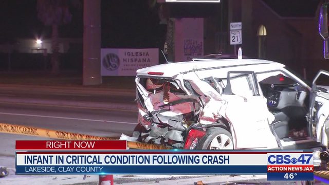 Baby Injured In Car Crash On Blanding Boulevard In Clay