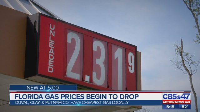 Gas Prices In Florida >> Jacksonville Area Gas Prices At The Pump Dropping In Northeast Gas Prices In Florida >> Jacksonville Area Gas Prices At The Pump Dropping In Northeast