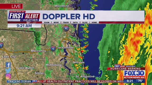 HURRICANE DORIAN JACKSONVILLE IMPACTS: Hurricane Dorian heads toward Florida - ActionNewsJax.com