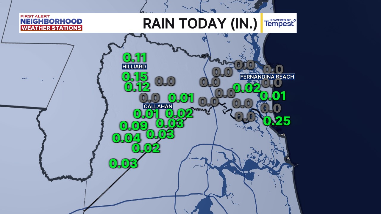 First Alert Neighborhood Weather Stations - Nassau - Rain