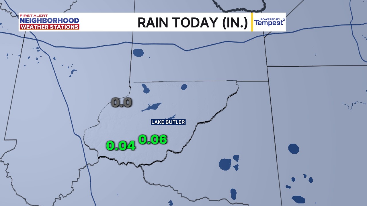 First Alert Neighborhood Weather Stations - Union - Rain Today
