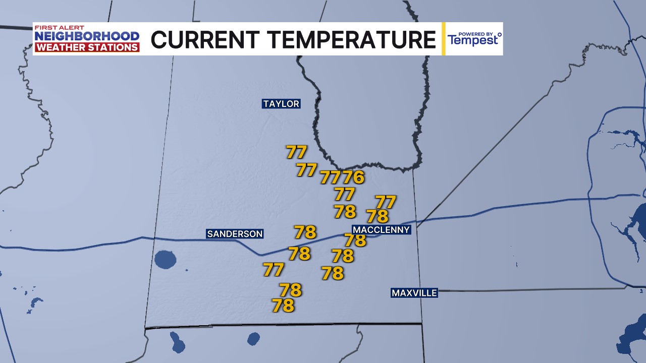First Alert Neighborhood Weather Stations - Baker - Current Temperature