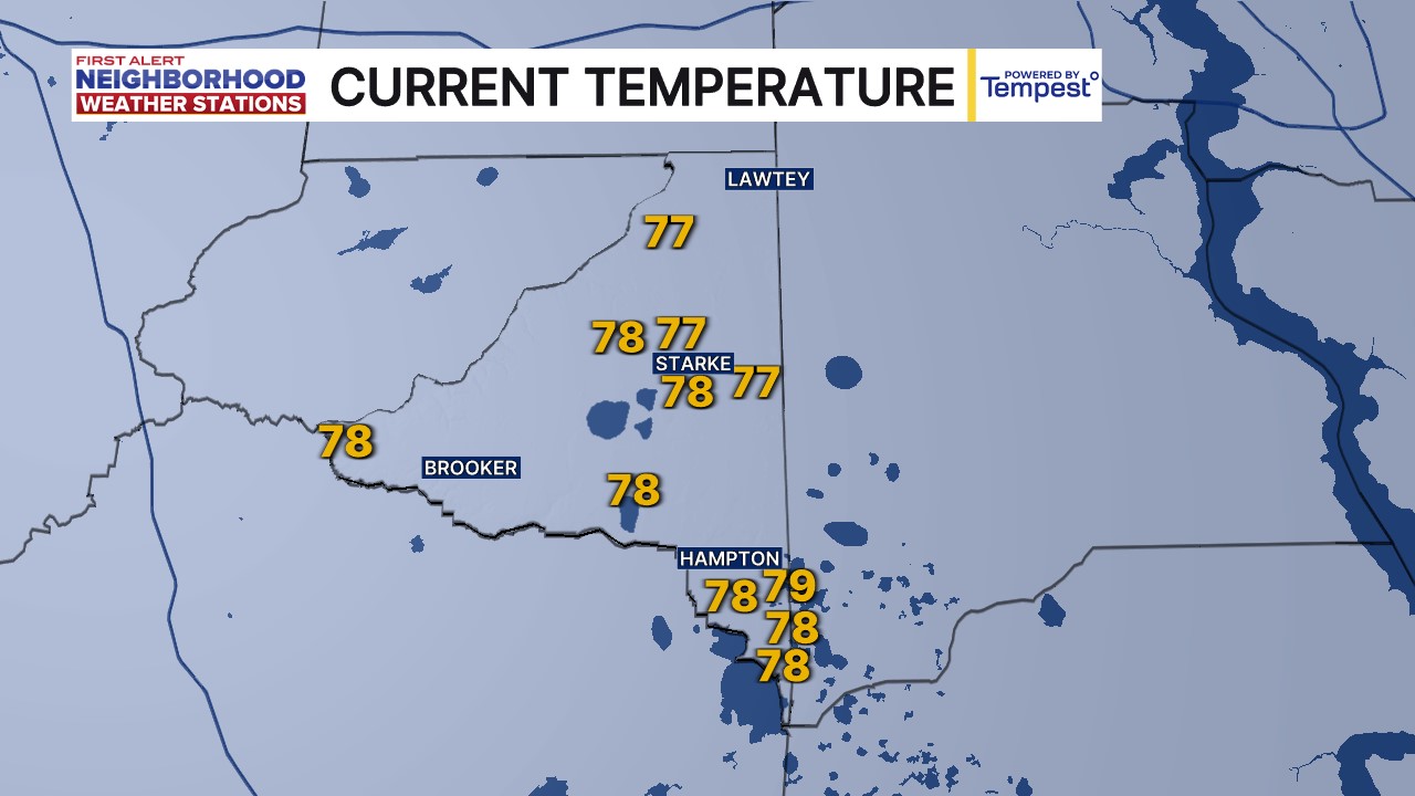 First Alert Neighborhood Weather Stations - Bradford - Current Temperature
