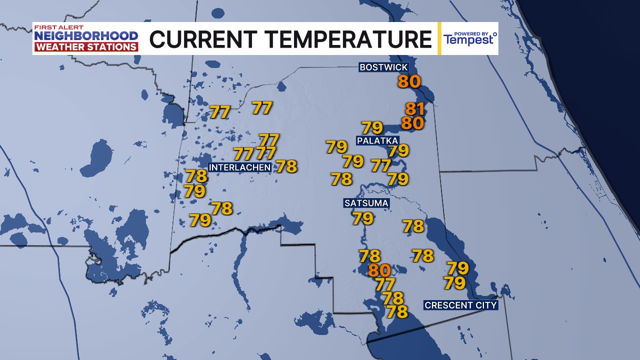 First Alert Neighborhood Weather Stations - Putnam Current Temperature
