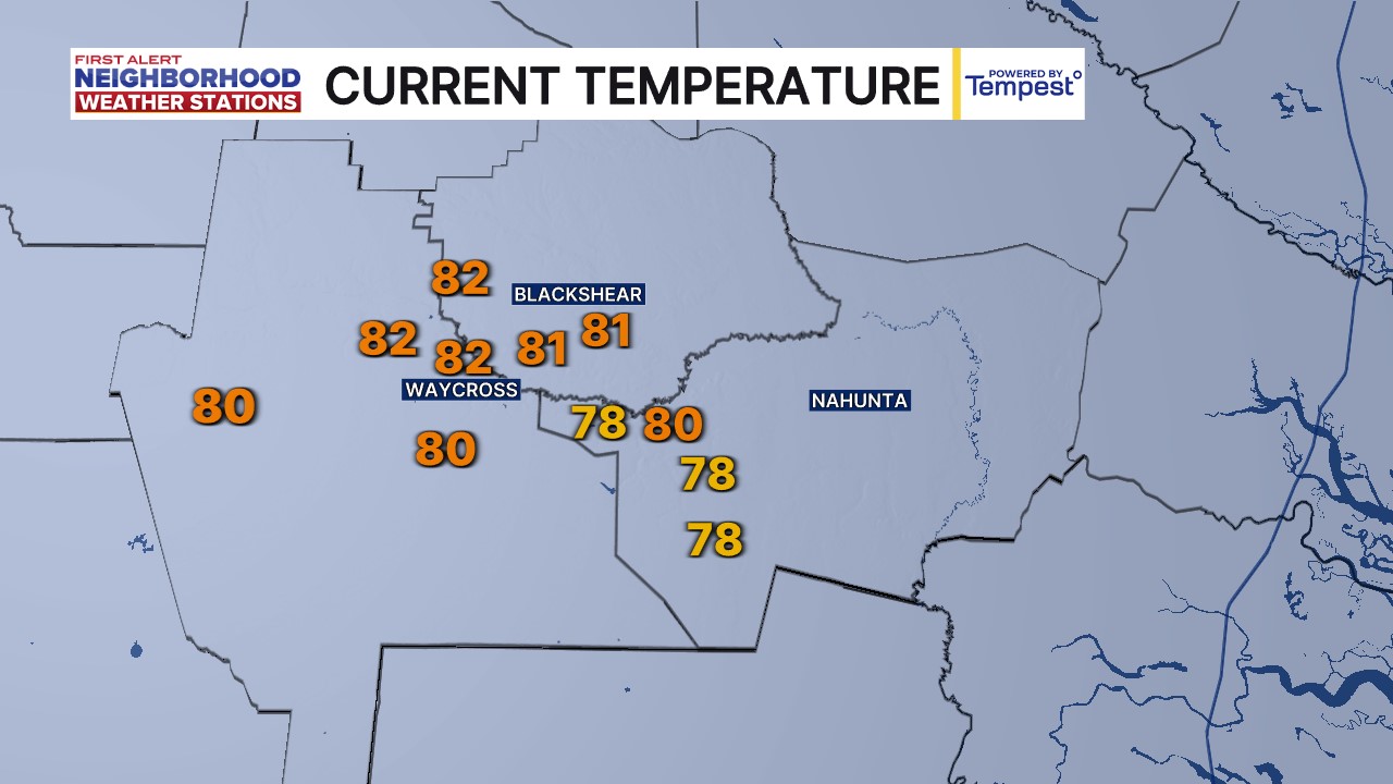 First Alert Neighborhood Weather Stations - Ware, Pierce, Brantley